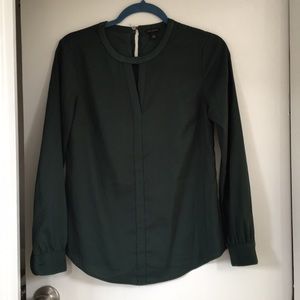 Ann Taylor Emerald Green Blouse